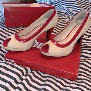 Bongo Red and Tan Heels